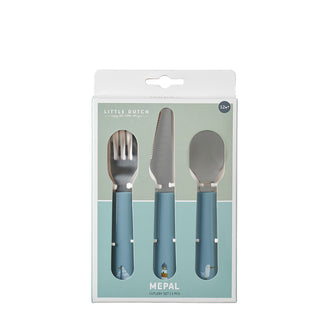 Posate per bambini "Mio - Sailors Bay", confezione 3 pezzi cm 16,5