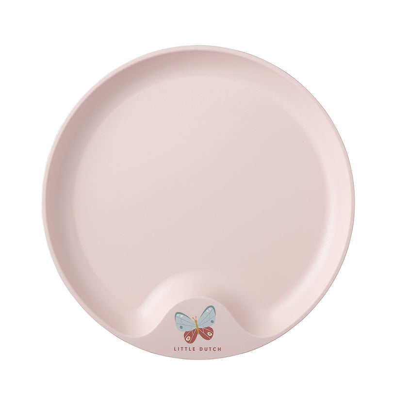Piatto piano per bambini "Mio - Flowers & Butterflies" cm Ø22x2