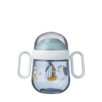 Tazza bambino antigoccia "Mio - Sailors Bay", con 2 beccucci ml 200/cm 13,6x7,6x1