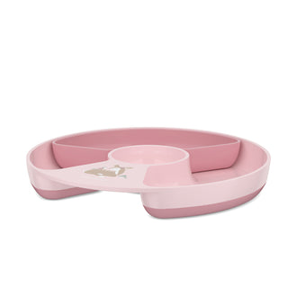 Piatto per bambini con inserto/divisore estraibile "Mio - Fairy Garden" cm Ø20x2,7