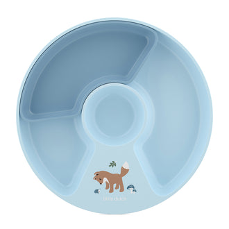 Piatto per bambini con inserto/divisore estraibile "Mio - Forest Friends" cm Ø20x2,7