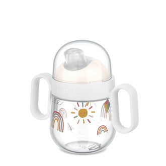Tazza bambino antigoccia "Mio - Sunshine & Rainbow" ml 200/cm 13,1x7,2x1