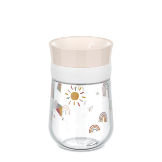 Tazza bambino 360° "Mio - Sunshine & Rainbow" ml 300/cm Ø7,9x12,7
