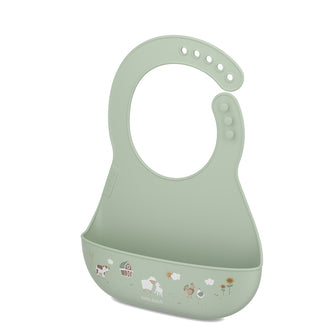 Bavaglino con tasca raccogli cibo "Mio - Little Farm" cm 21x29,8x3,6