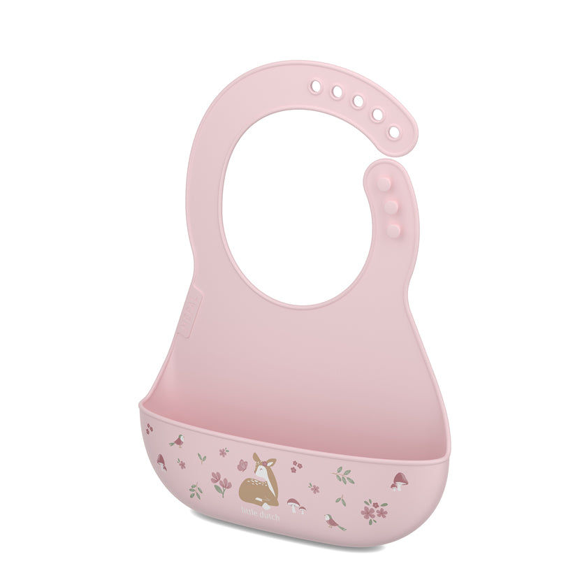 Bavaglino con tasca raccogli cibo "Mio - Fairy Garden" cm 21x29,8x3,6