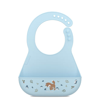 Bavaglino con tasca raccogli cibo "Mio - Forest Friends" cm 21x29,8x3,6