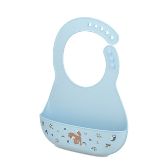 Bavaglino con tasca raccogli cibo "Mio - Forest Friends" cm 21x29,8x3,6