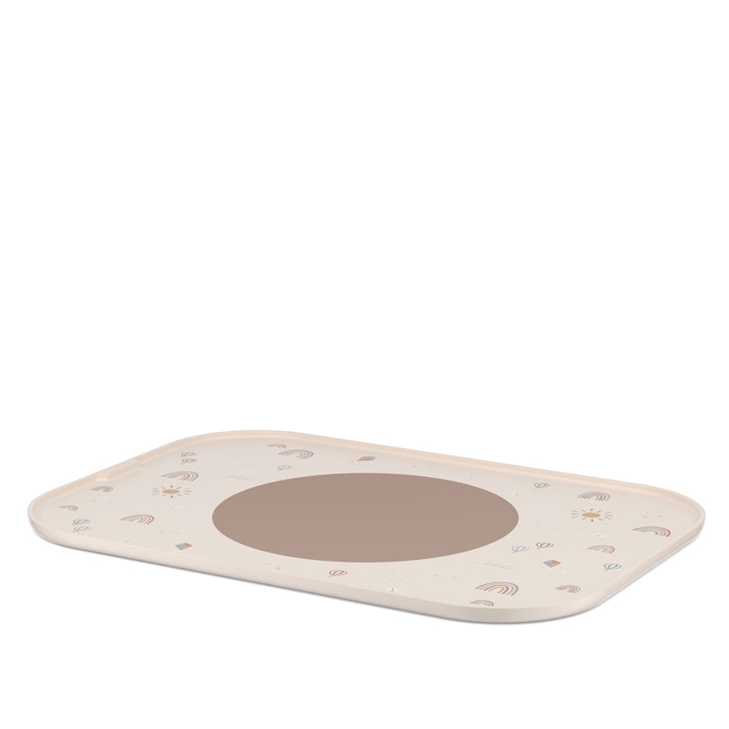 Vassoio antiscivolo "Mio - Sunshine & Rainbow" cm 39,8x27,9x1,2