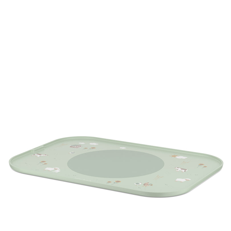 Vassoio antiscivolo "Mio - Little Farm" cm 39,8x27,9x1,2