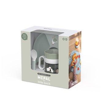 Set pappa per neonati "Mio - Little Farm", confezione 3 pezzi cm 20,5x20x10,5