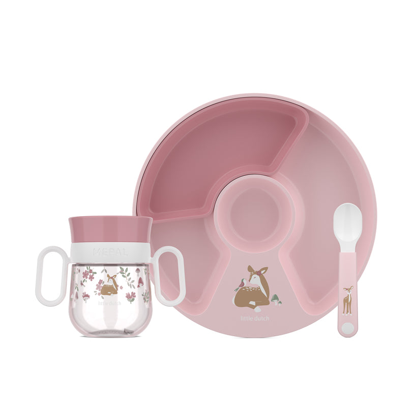 Set pappa per neonati "Mio - Fairy Garden", confezione 3 pezzi cm 20,5x20x10,5