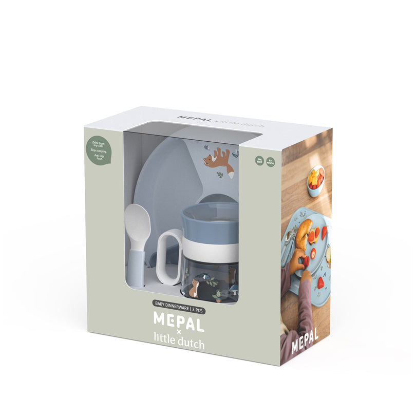 Set pappa per neonati "Mio - Forest Friends", confezione 3 pezzi cm 20,5x20x10,5