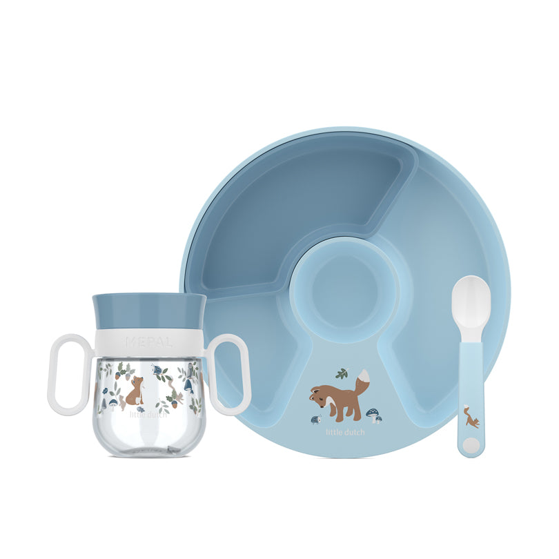 Set pappa per neonati "Mio - Forest Friends", confezione 3 pezzi cm 20,5x20x10,5