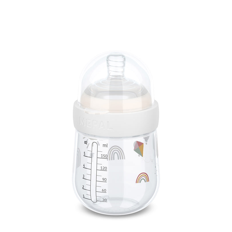 Biberon piccolo "Mio - Sunshine & Rainbow" ml 165/cm Ø7x12,5