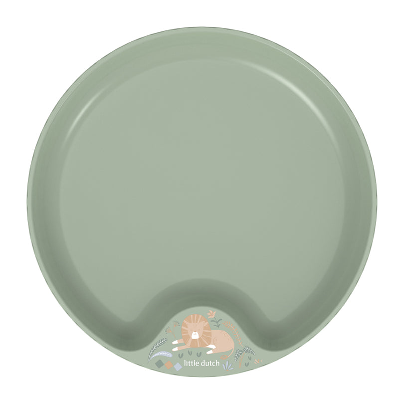 Piatto piano per bambini "Mio - Little Dutch Safari Friends" cm Ø22x2