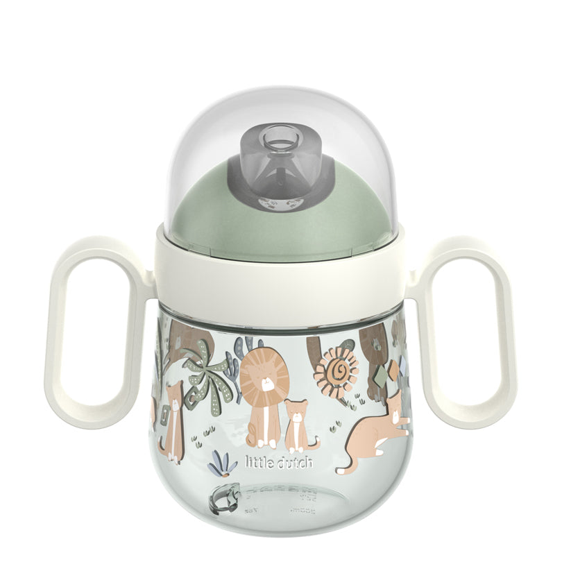 Tazza bambino antigoccia "Mio - Little Dutch Safari Friends" ml 200/cm 13,1x7,2x1