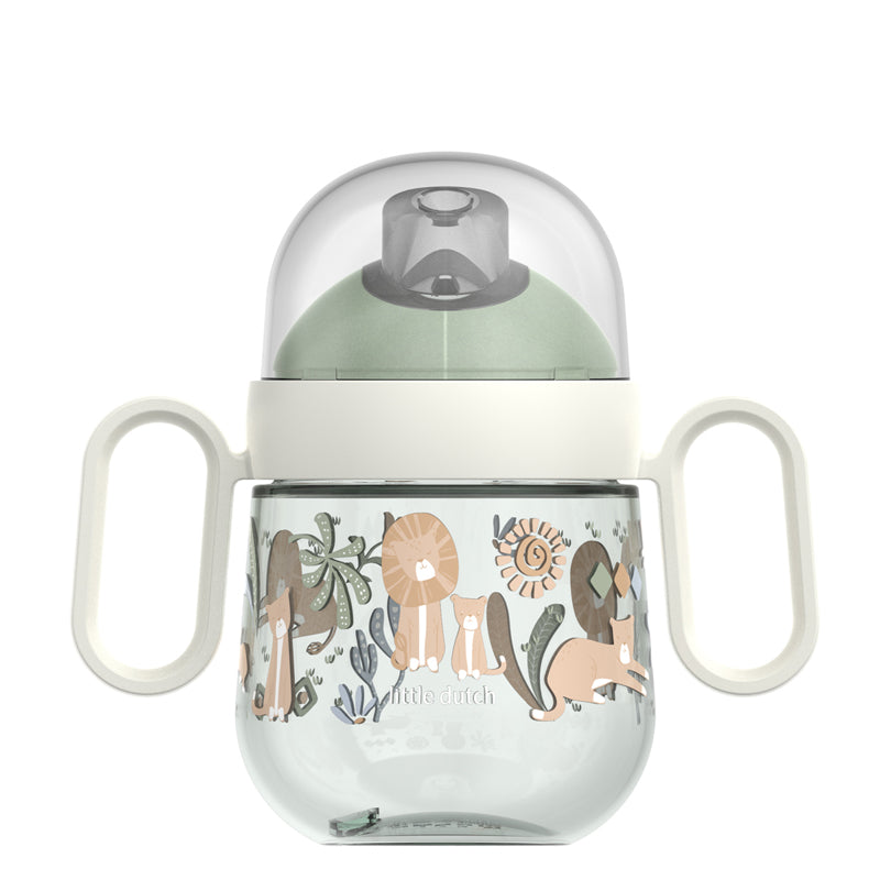 Tazza bambino antigoccia "Mio - Little Dutch Safari Friends" ml 200/cm 13,1x7,2x1
