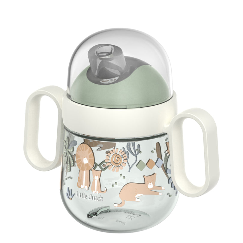 Tazza bambino antigoccia "Mio - Little Dutch Safari Friends" ml 200/cm 13,1x7,2x1