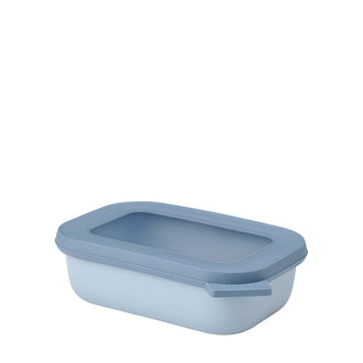 Contenitore rettangolare multiuso con coperchio a chiusura ermetica "Cirqula" l 0,5/cm 17,6x12,6x5