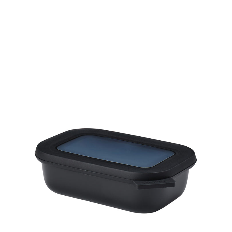 Contenitore rettangolare multiuso con coperchio a chiusura ermetica "Cirqula" l 0,5/cm 17,6x12,6x5