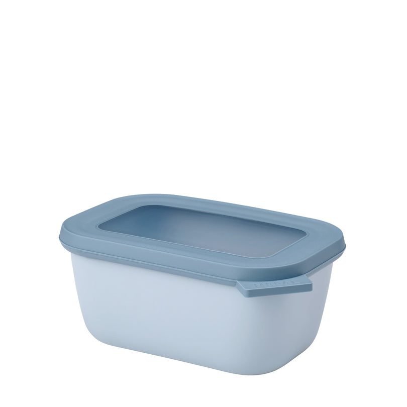 Contenitore rettangolare multiuso con coperchio a chiusura ermetica "Cirqula" l 0,75/17,6x12,6x7,5