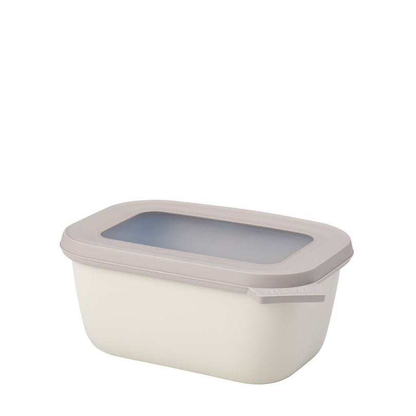 Contenitore rettangolare multiuso con coperchio a chiusura ermetica "Cirqula" l 0,75/17,6x12,6x7,5