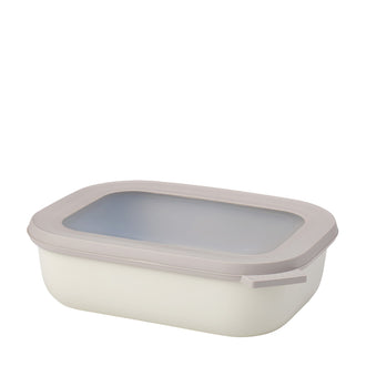 Contenitore rettangolare multiuso con coperchio a chiusura ermetica "Cirqula" l 1/cm 21x16x6