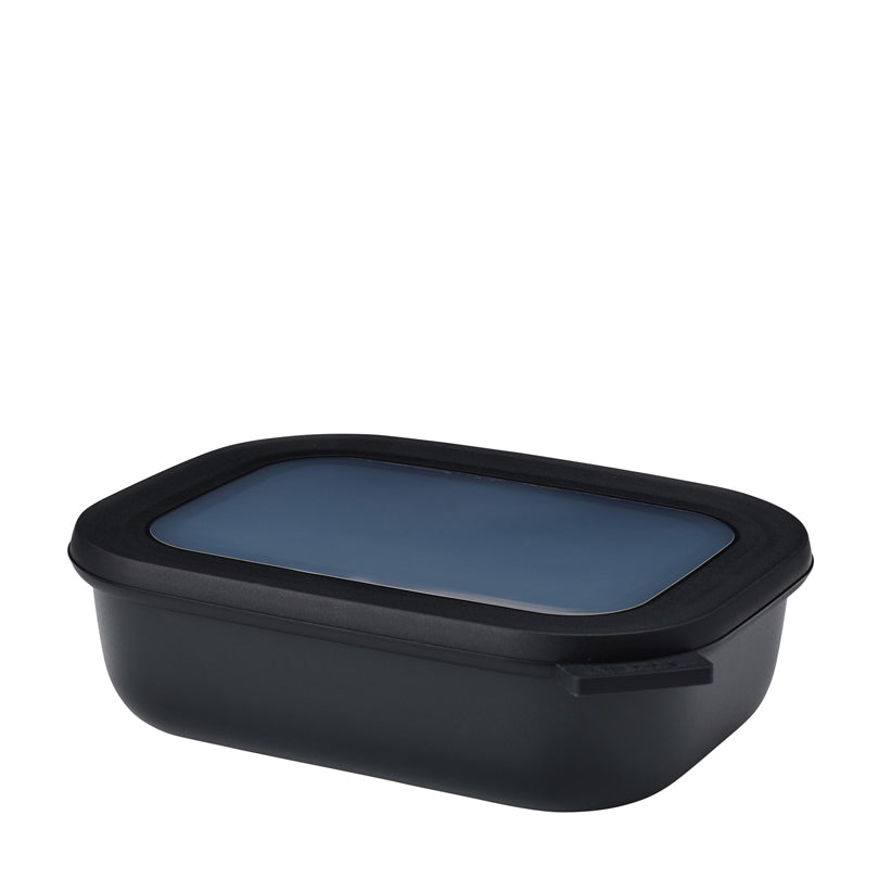 Contenitore rettangolare multiuso con coperchio a chiusura ermetica "Cirqula" l 1/cm 21x16x6