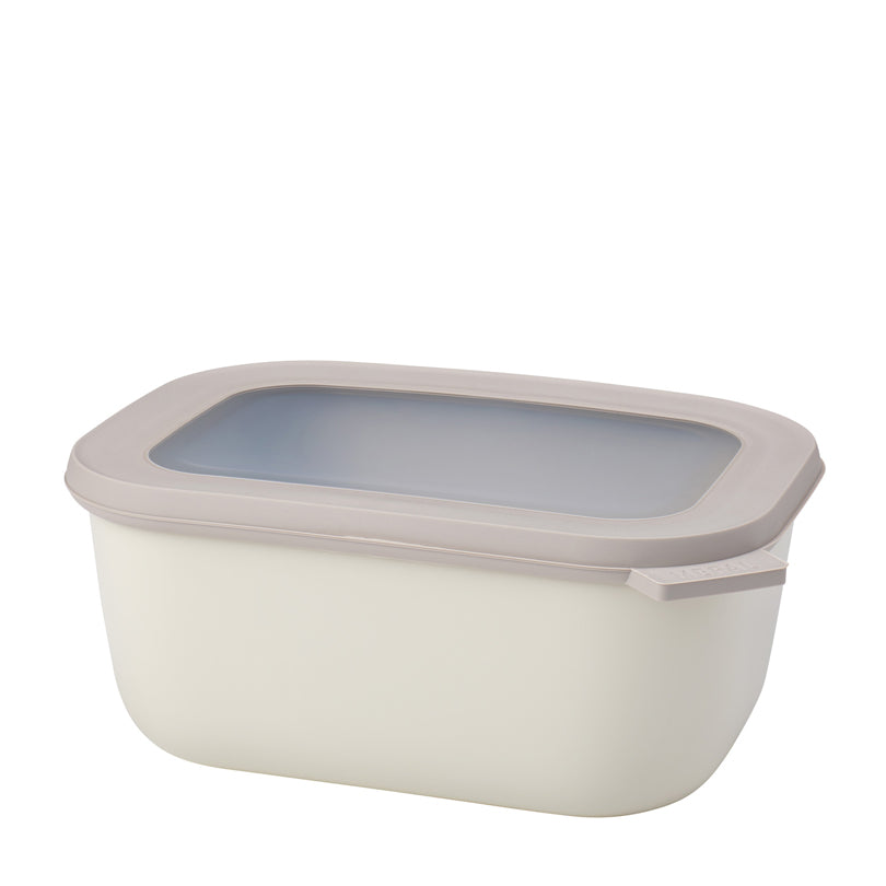 Contenitore rettangolare multiuso con coperchio a chiusura ermetica "Cirqula" l 1,5/cm 21x16x9