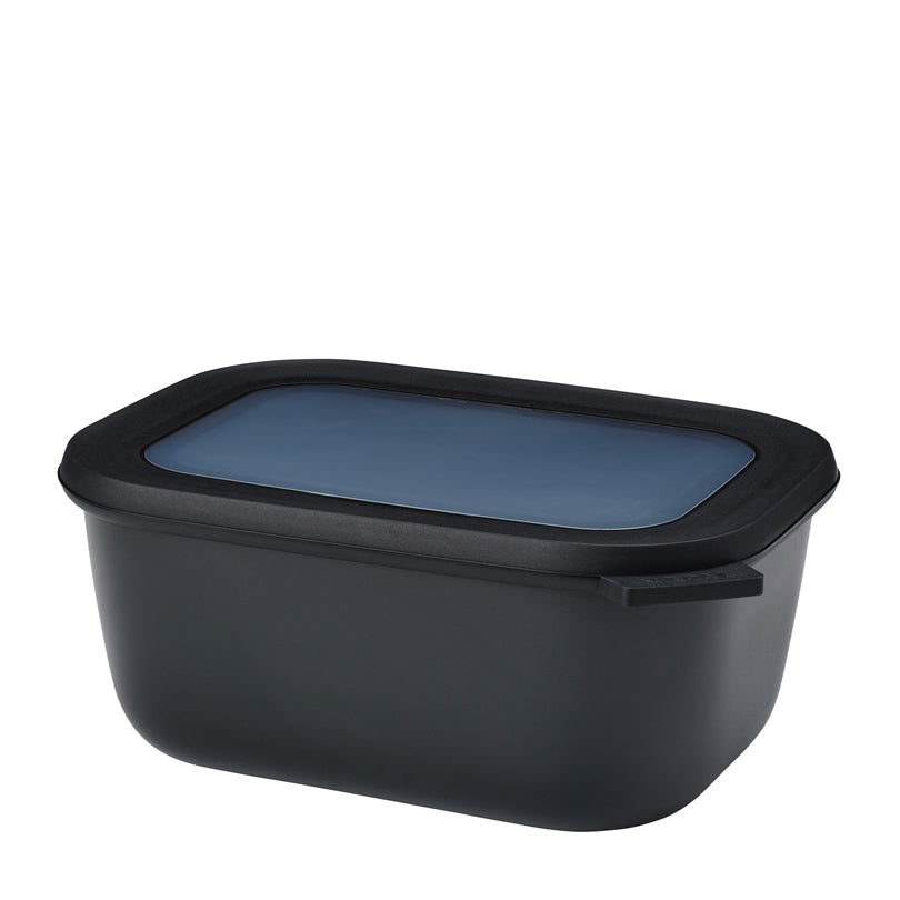 Contenitore rettangolare multiuso con coperchio a chiusura ermetica "Cirqula" l 1,5/cm 21x16x9