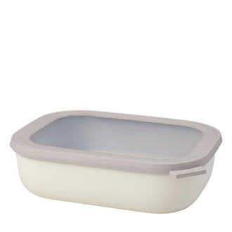 Contenitore rettangolare multiuso con coperchio a chiusura ermetica "Cirqula" l 2/cm 25x20x7