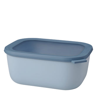 Contenitore rettangolare multiuso con coperchio a chiusura ermetica "Cirqula" l 3/cm 25x20x10,5