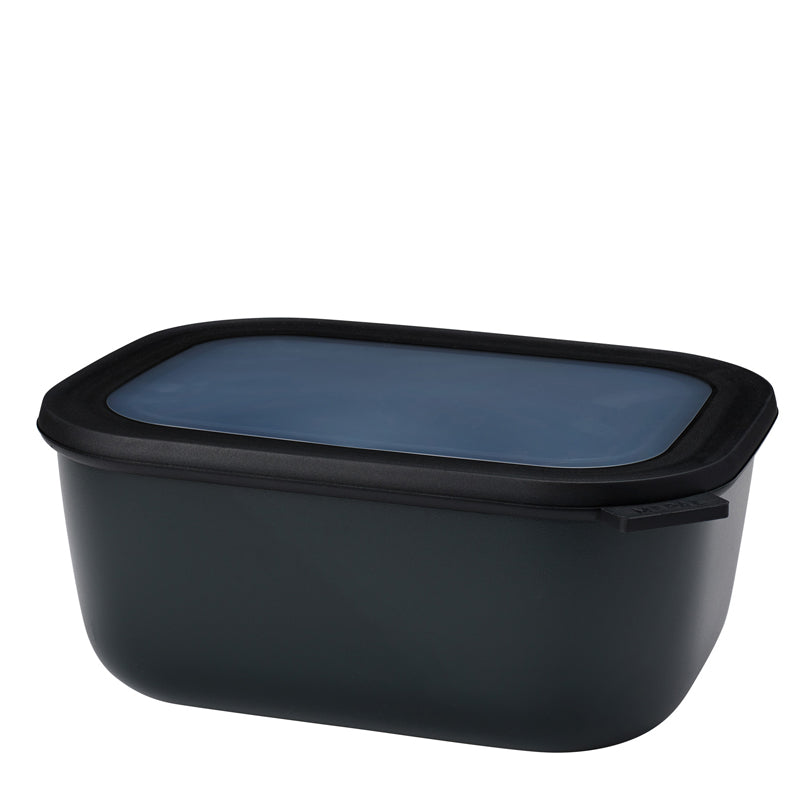 Contenitore rettangolare multiuso con coperchio a chiusura ermetica "Cirqula" l 3/cm 25x20x10,5