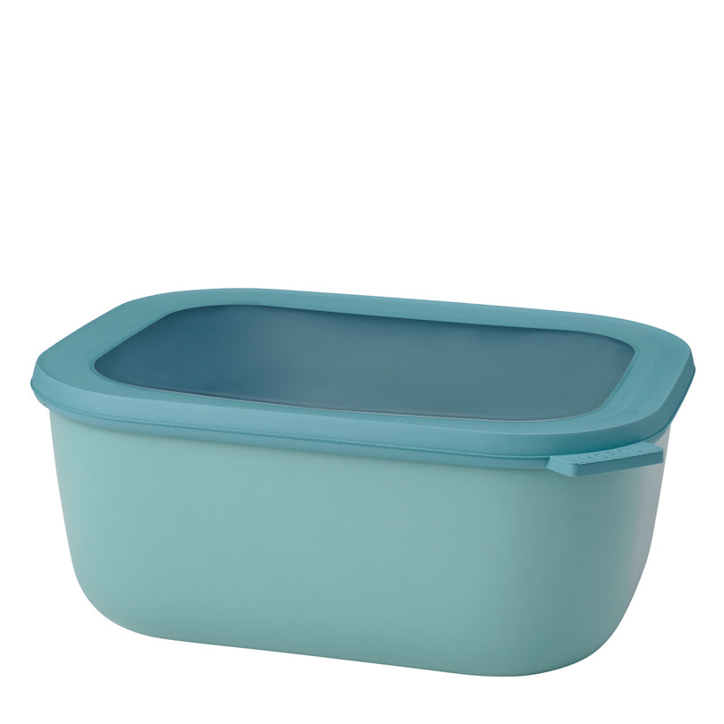 Contenitore rettangolare multiuso con coperchio a chiusura ermetica "Cirqula" l 3/cm 25x20x10,5