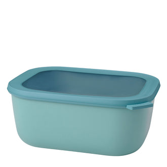 Contenitore rettangolare multiuso con coperchio a chiusura ermetica "Cirqula" l 3/cm 25x20x10,5