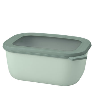 Contenitore rettangolare multiuso con coperchio a chiusura ermetica "Cirqula" l 1,5/cm 21x16x9