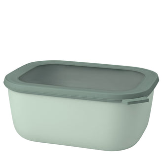 Contenitore rettangolare multiuso con coperchio a chiusura ermetica "Cirqula" l 3/cm 25x20x10,5