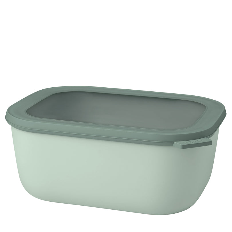 Contenitore rettangolare multiuso con coperchio a chiusura ermetica "Cirqula" l 3/cm 25x20x10,5