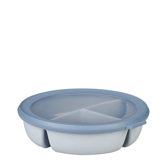 Bento Bowl "Cirqula" con 3 scomparti (ml 250 + 250 + 500) cm Ø23x6