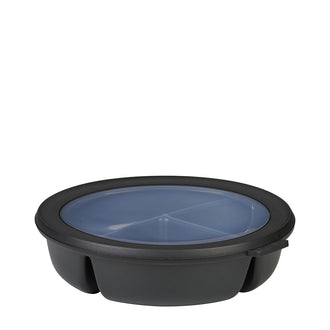 Bento Bowl "Cirqula" con 3 scomparti (ml 250 + 250 + 500) cm Ø23x6