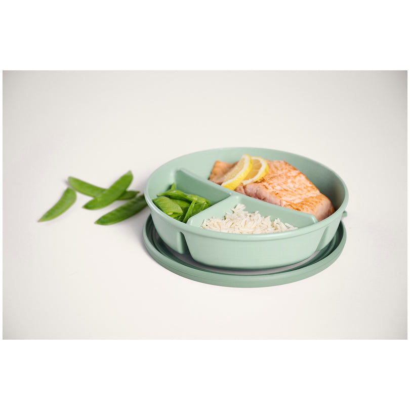 Bento Bowl "Cirqula" con 3 scomparti (ml 250 + 250 + 500) cm Ø23x6