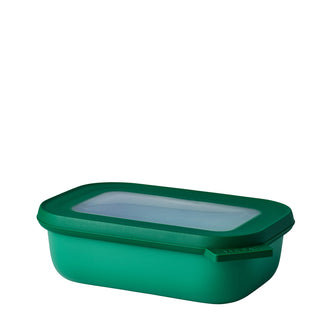 Contenitore rettangolare multiuso con coperchio a chiusura ermetica "Cirqula" l 0,5/cm 17,6x12,6x5