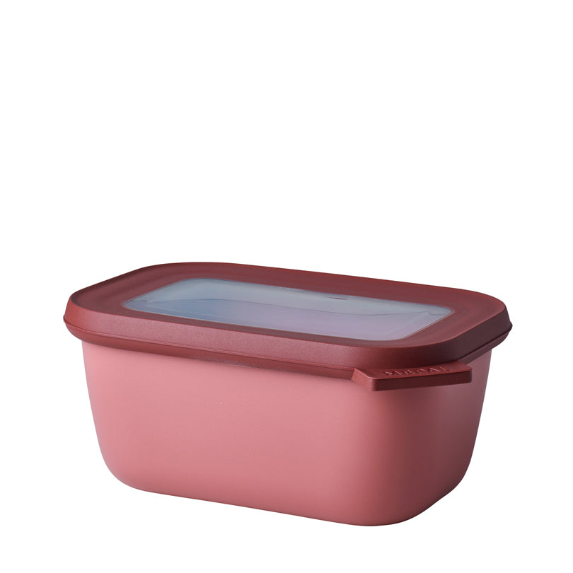 Contenitore rettangolare multiuso con coperchio a chiusura ermetica "Cirqula" l 0,75/17,6x12,6x7,5