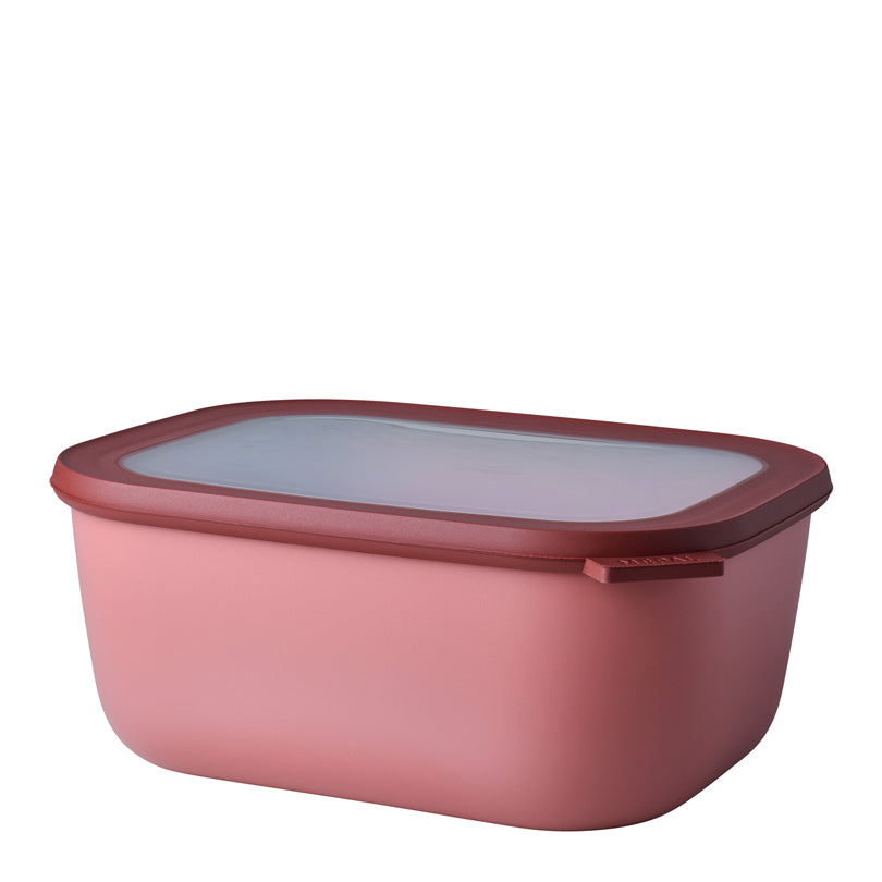 Contenitore rettangolare multiuso con coperchio a chiusura ermetica "Cirqula" l 1,5/cm 21x16x9