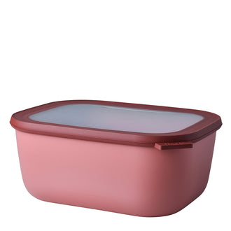 Contenitore rettangolare multiuso con coperchio a chiusura ermetica "Cirqula" l 3/cm 25x20x10,5