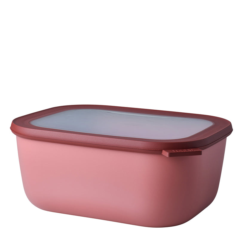 Contenitore rettangolare multiuso con coperchio a chiusura ermetica "Cirqula" l 3/cm 25x20x10,5