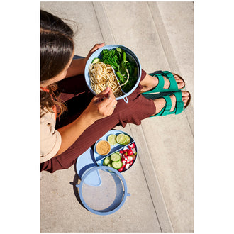 Bento Bowl "Vita" con 5 scomparti e 3 inserti estraibili l 1,5/cm Ø20,7x8,5