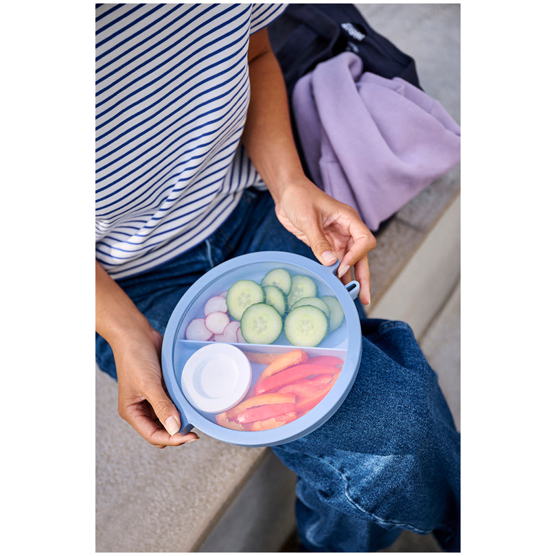 Bento Bowl "Vita" con 5 scomparti e 3 inserti estraibili l 1,5/cm Ø20,7x8,5