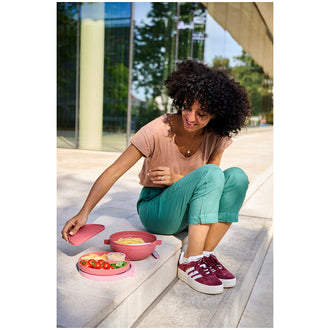 Bento Bowl "Vita" con 5 scomparti e 3 inserti estraibili l 1,5/cm Ø20,7x8,5