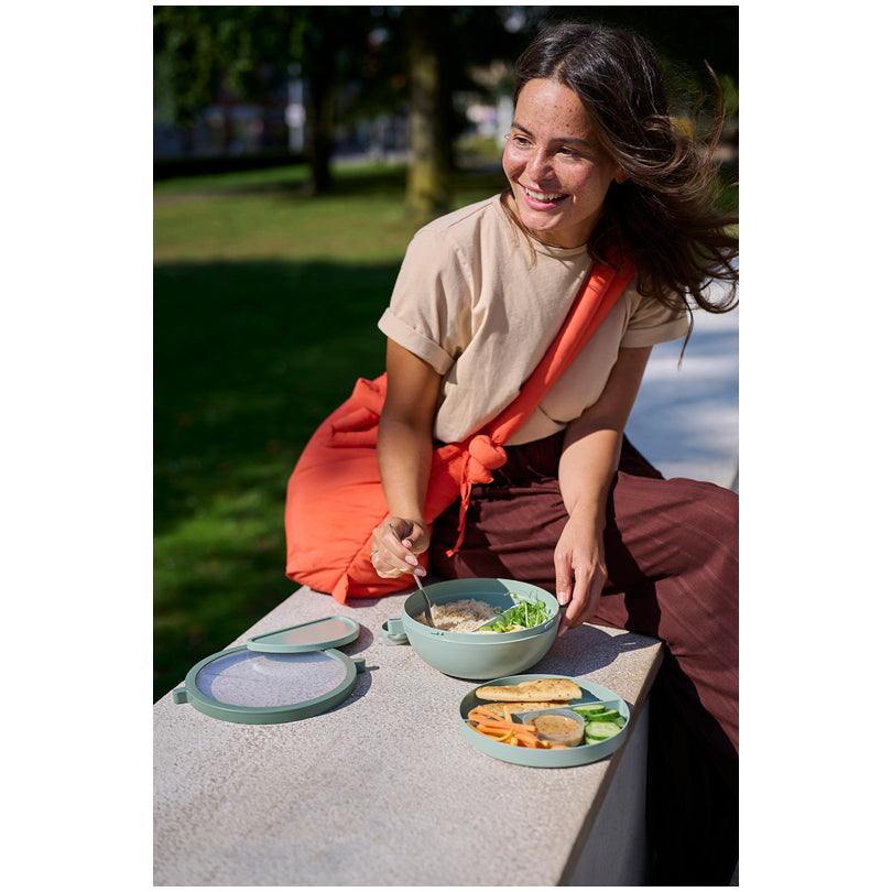 Bento Bowl "Vita" con 5 scomparti e 3 inserti estraibili l 1,5/cm Ø20,7x8,5